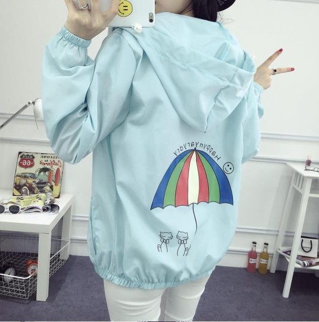 春夏季新款2017韓版棒球服女學生連帽長袖短外套寬松百搭防曬衣潮